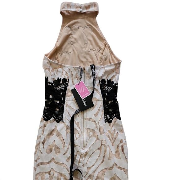 Pretty Little Thing Dress Lace Stretch Dress Size 2 - Picture 3 of 3